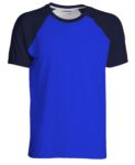 T-shirt girocollo bicolore X-F61026.BLB